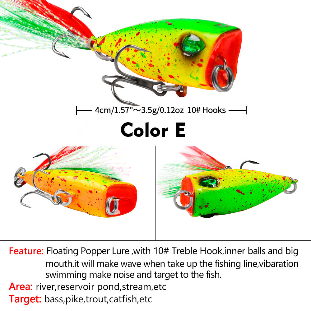 Floating Popper Fishing Lure - 4.3cm / 4g