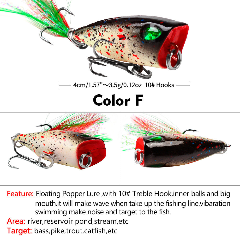 Floating Popper Fishing Lure - 4.3cm / 4g