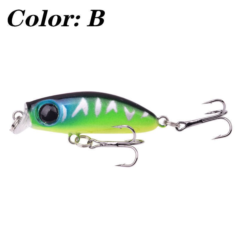 Mini Micro Slow Sinking Minnow Fishing Lure