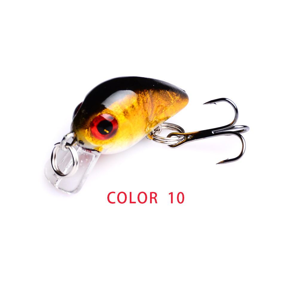 Mini Crankbait Fishing Lure – 2.6cm Hard Bait with Treble Hook