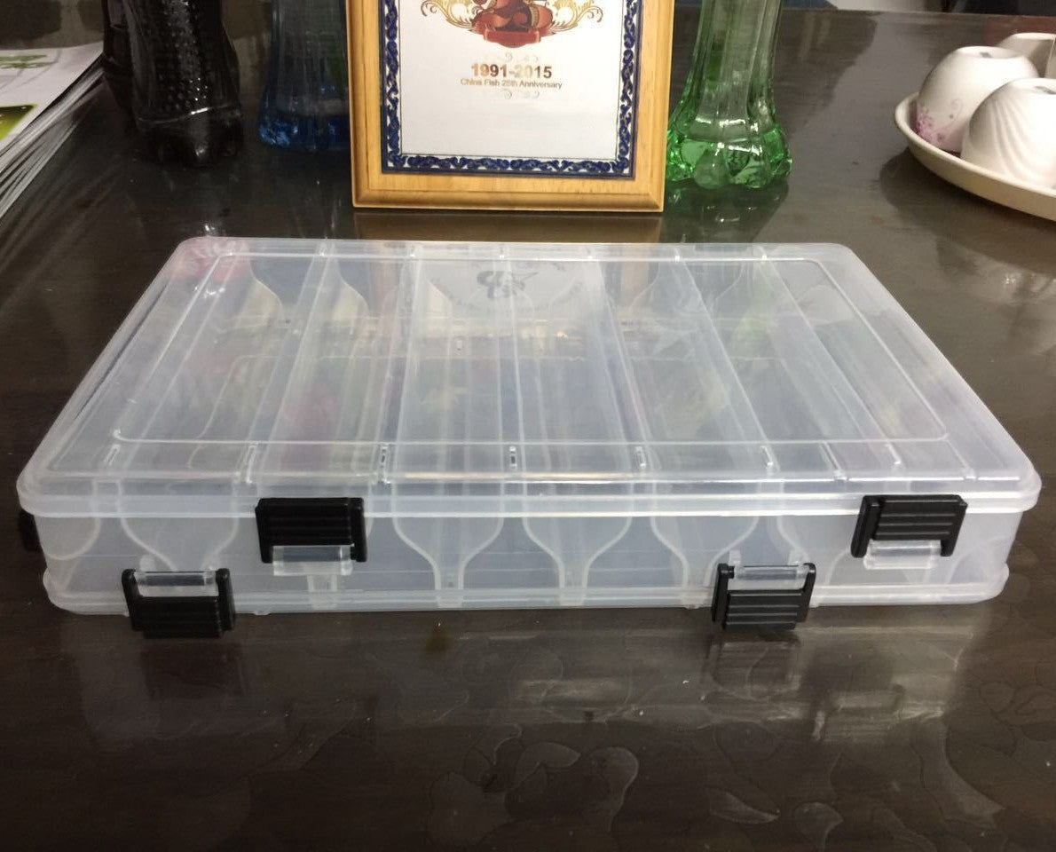 Heavy-Duty Double-Sided Tackle Storage Box