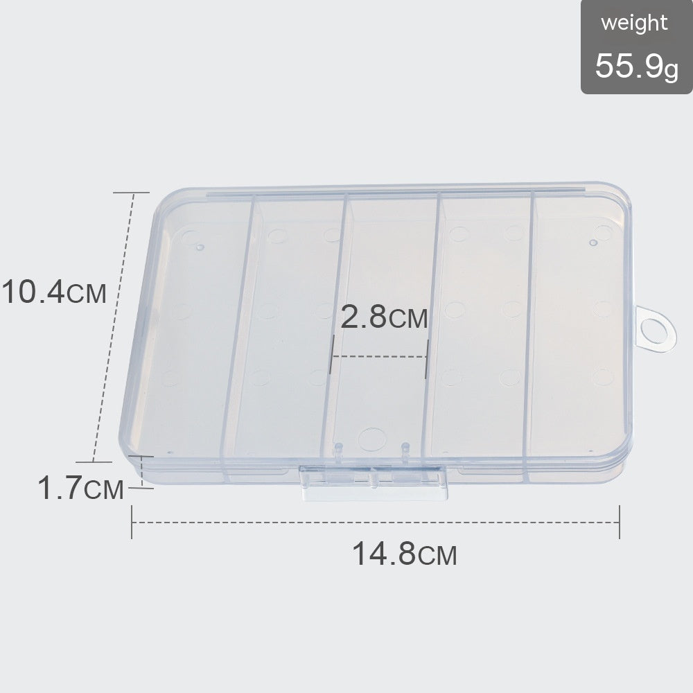 Transparent Fishing Tackle & Accessory Storage Box