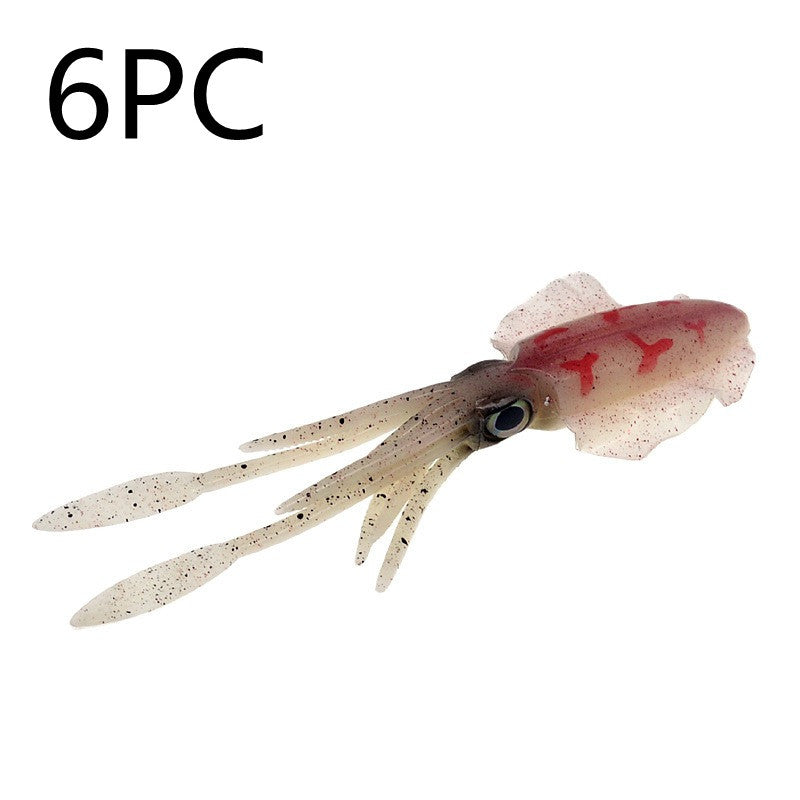 Realistic Squid Fishing Lure – Soft Artificial Bait for Deep-Sea & Boat Fishing | Octopus Simulation Jigging Lure