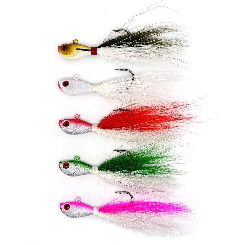 Premium Bucktail Jig – Versatile Saltwater & Freshwater Lure