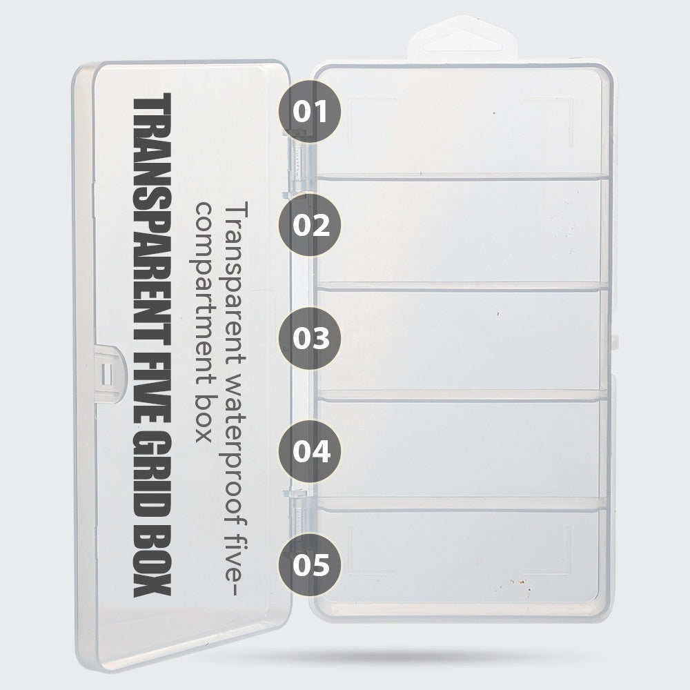 Transparent Fishing Tackle & Accessory Storage Box