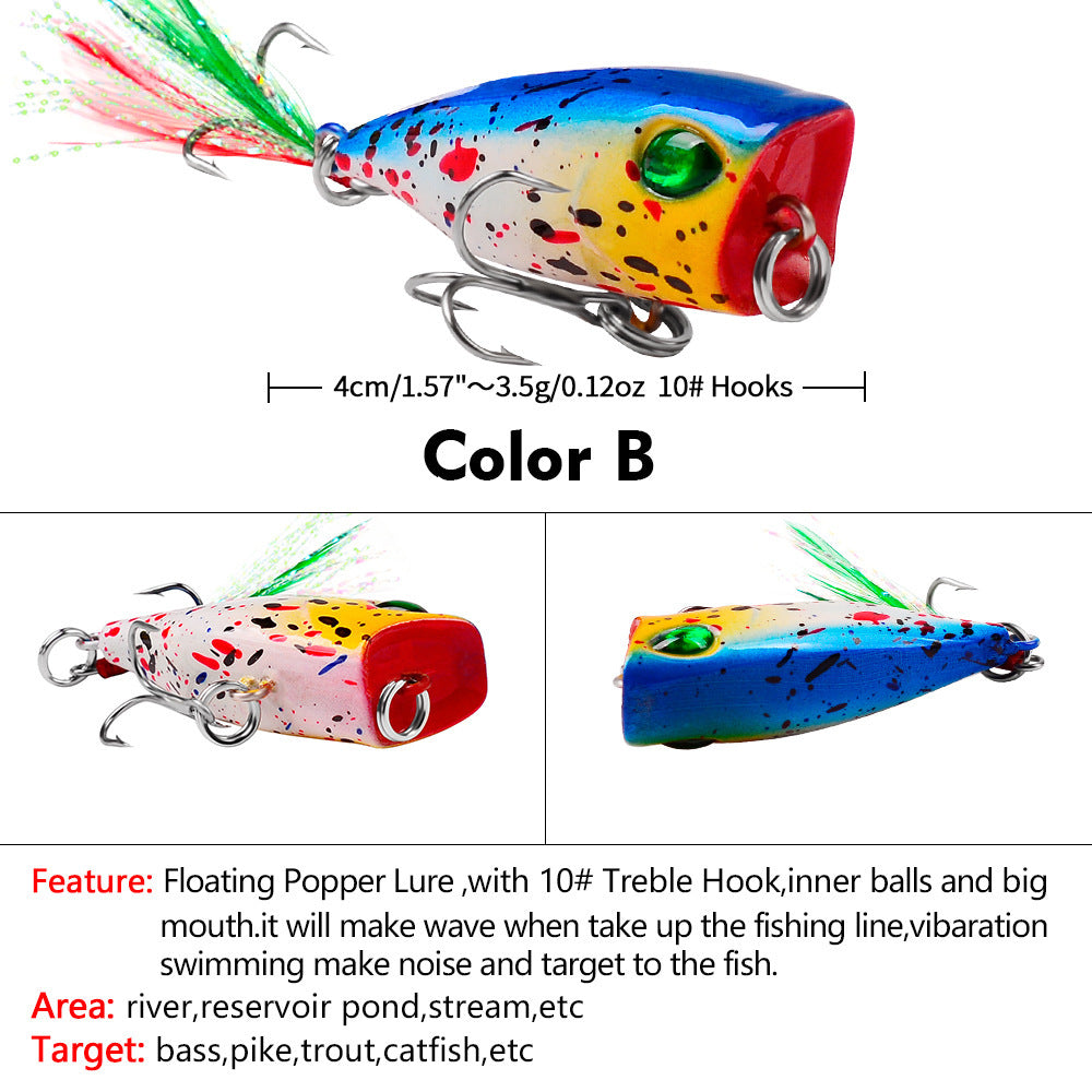 Floating Popper Fishing Lure - 4.3cm / 4g