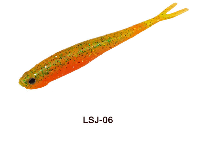 Soft Plastic Minnow Bait - 6 Pack