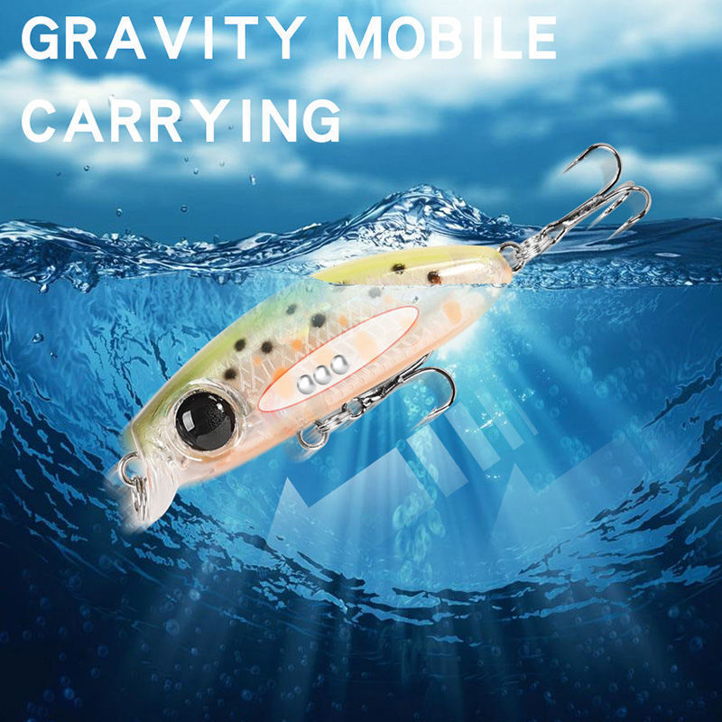 Mini Micro Slow Sinking Minnow Fishing Lure