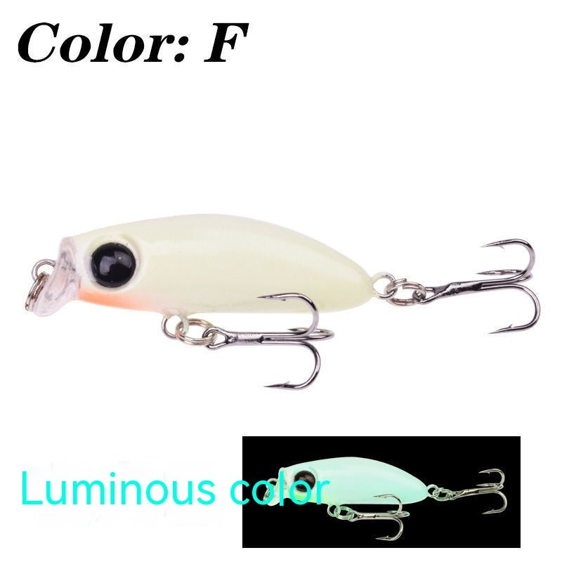Mini Micro Slow Sinking Minnow Fishing Lure