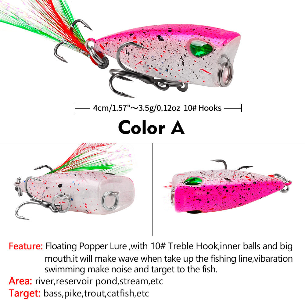 Floating Popper Fishing Lure - 4.3cm / 4g