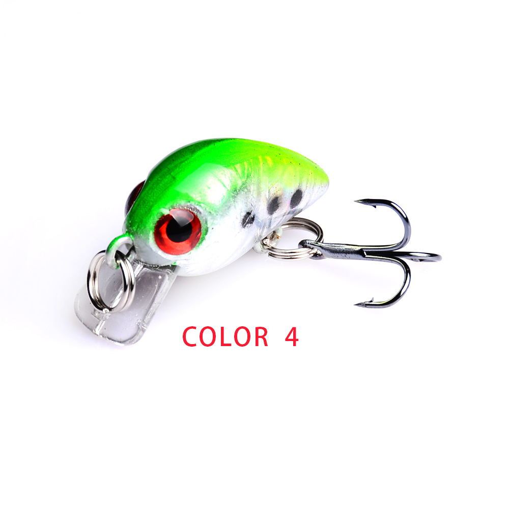 Mini Crankbait Fishing Lure – 2.6cm Hard Bait with Treble Hook