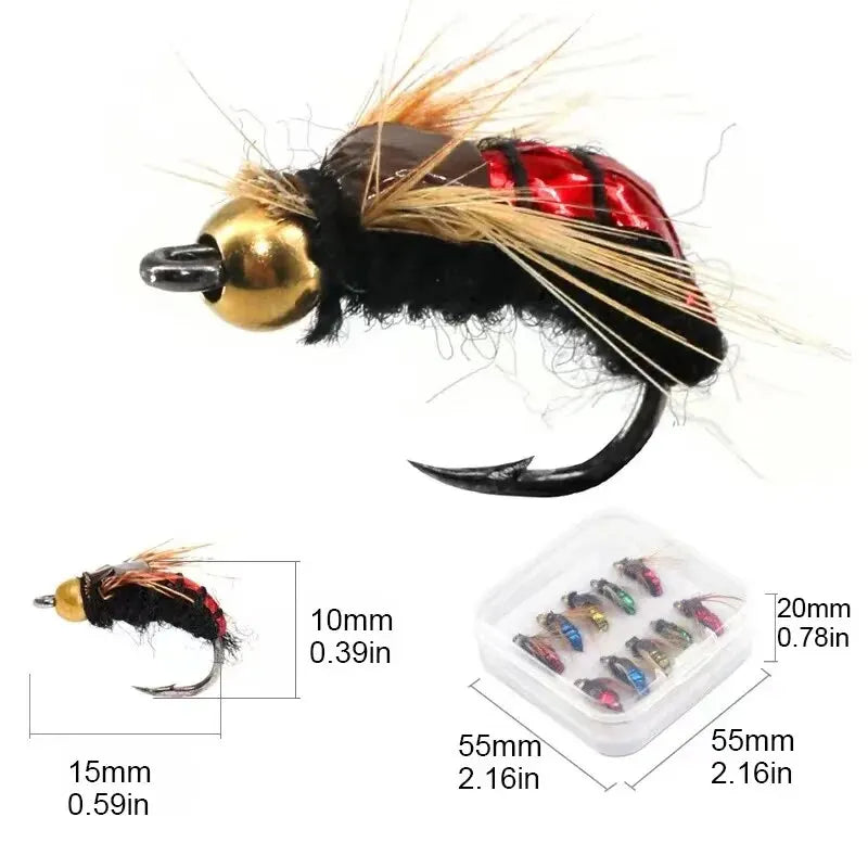 Fly Fishing Lure Kit β 5 or 10 Piece Set