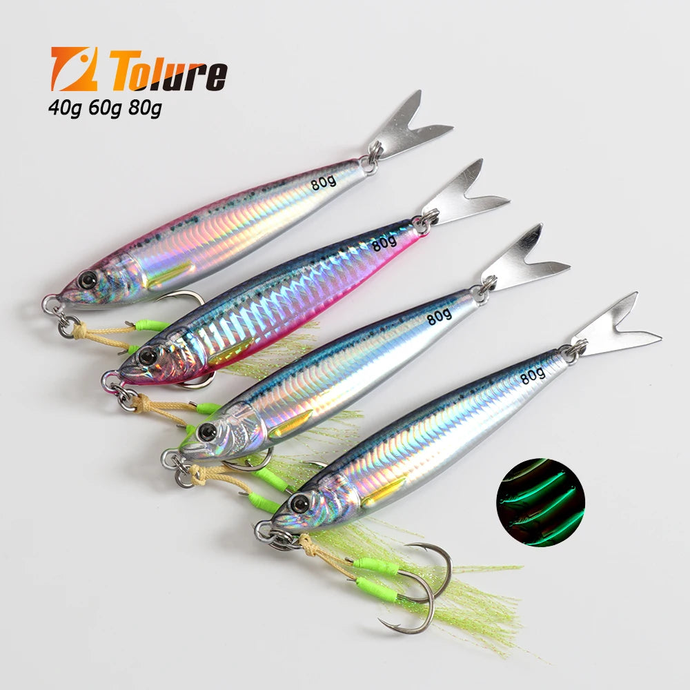 TOLU 2024 3D Fast-Sinking Metal Jig Lure
