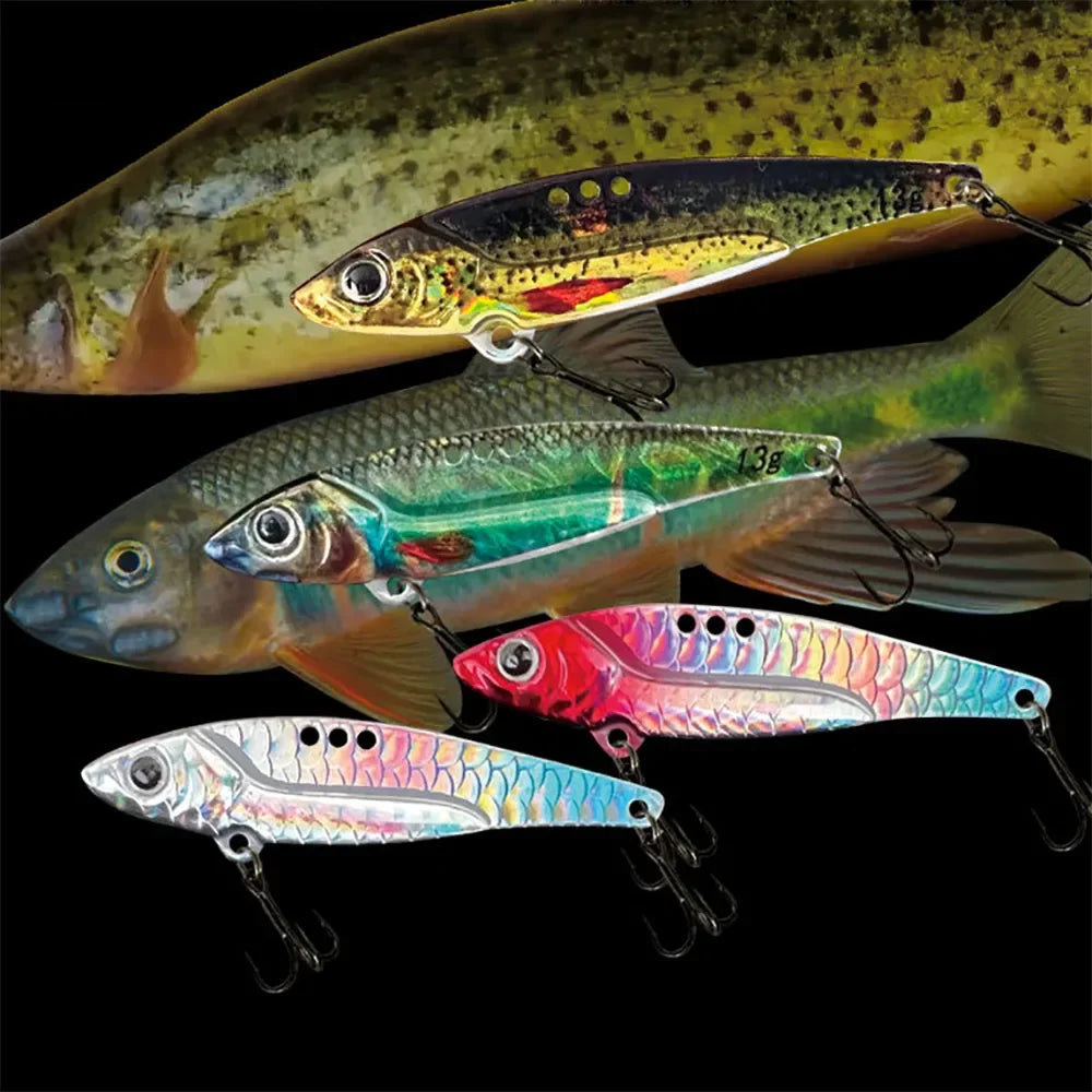 GOBAIT VIB Metal Jig Spinner Spoon Lure