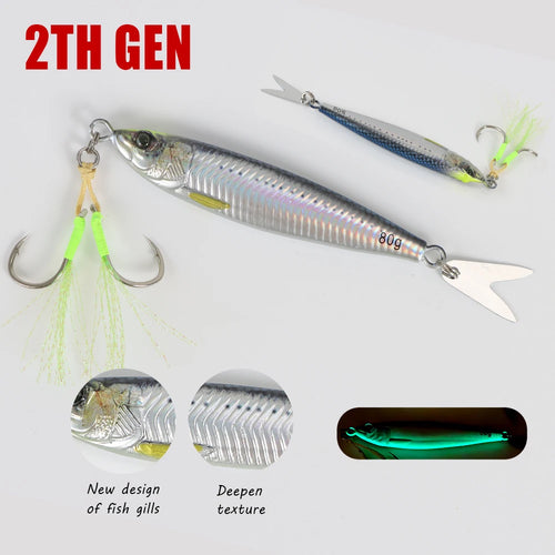 TOLU 2024 3D Fast-Sinking Metal Jig Lure