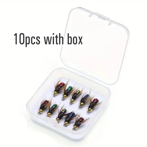 Fly Fishing Lure Kit β 5 or 10 Piece Set