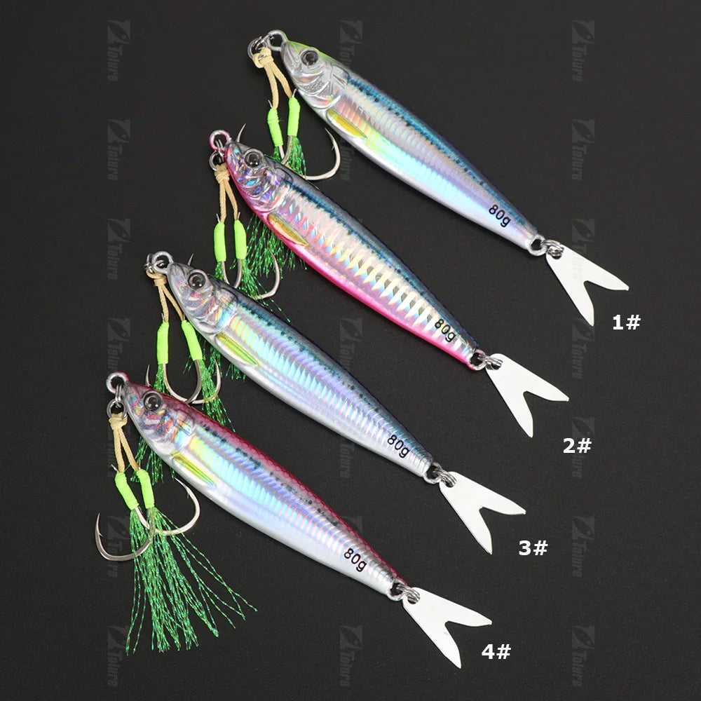 TOLU 2024 3D Fast-Sinking Metal Jig Lure
