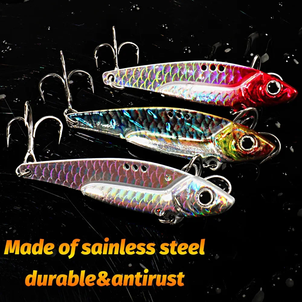 GOBAIT VIB Metal Jig Spinner Spoon Lure
