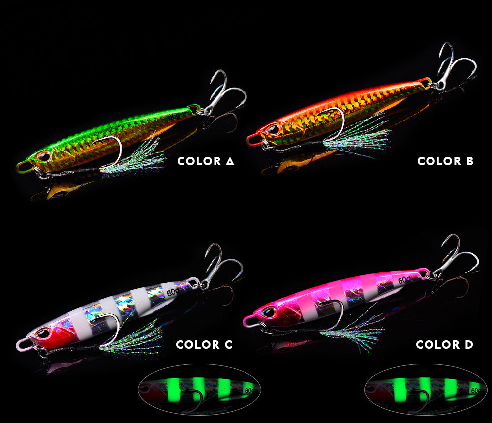 Tactical Metal Jigging Lures – High-Performance Fishing Bait