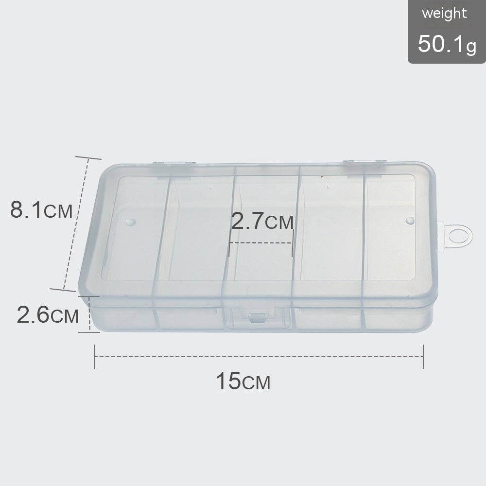 Transparent Fishing Tackle & Accessory Storage Box
