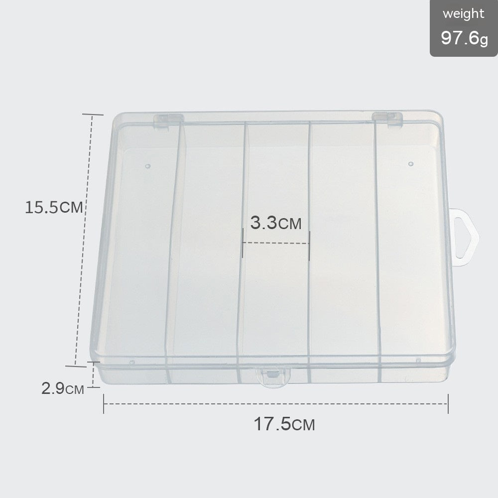 Transparent Fishing Tackle & Accessory Storage Box