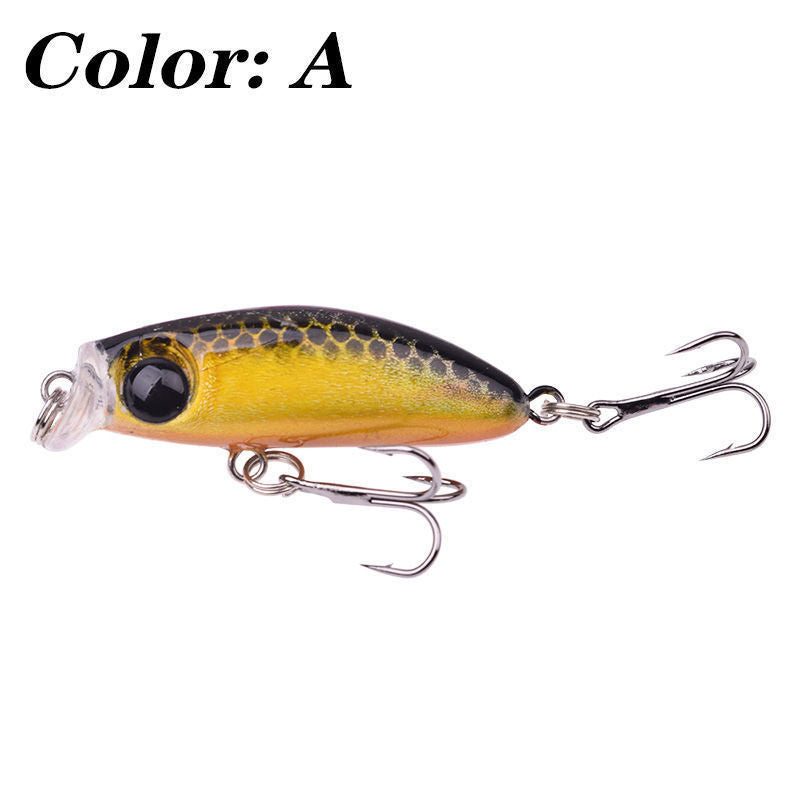 Mini Micro Slow Sinking Minnow Fishing Lure