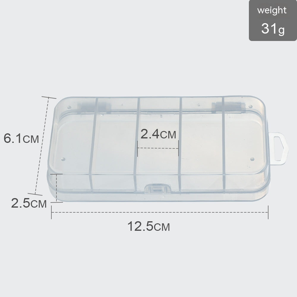 Transparent Fishing Tackle & Accessory Storage Box