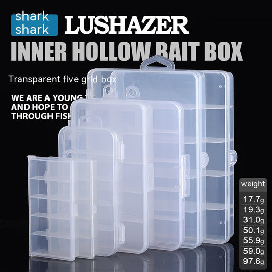 Transparent Fishing Tackle & Accessory Storage Box