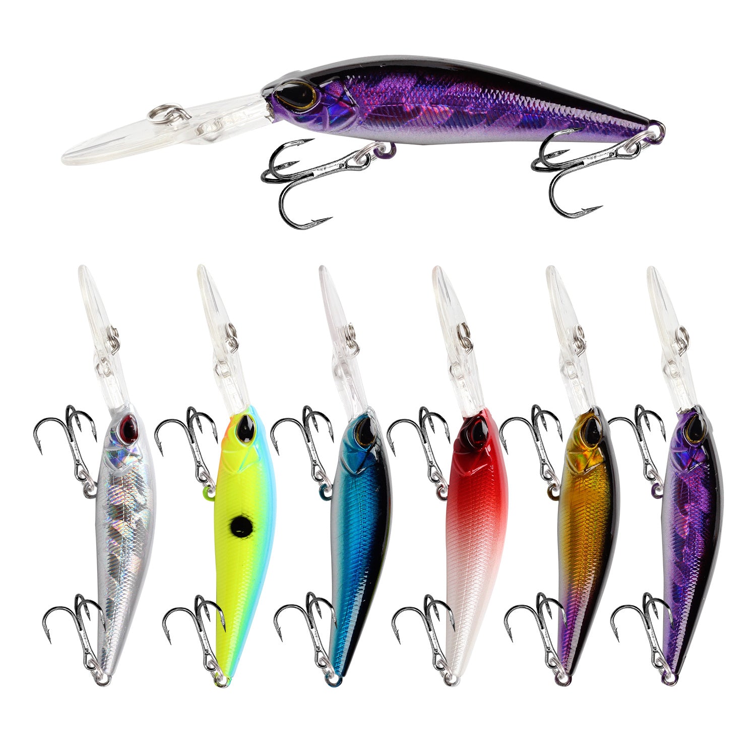 diving for fishing lures Deep Diving Minnow Fishing Lure