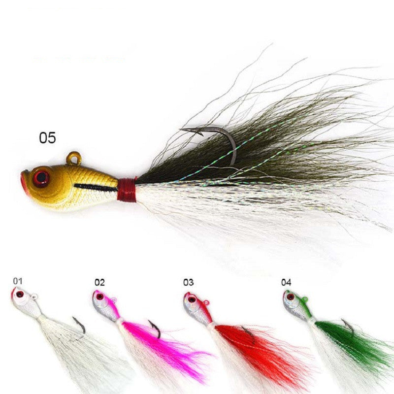 Premium Bucktail Jig – Versatile Saltwater & Freshwater Lure