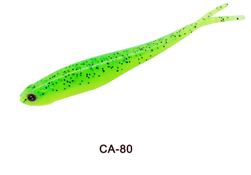 Soft Plastic Minnow Bait - 6 Pack