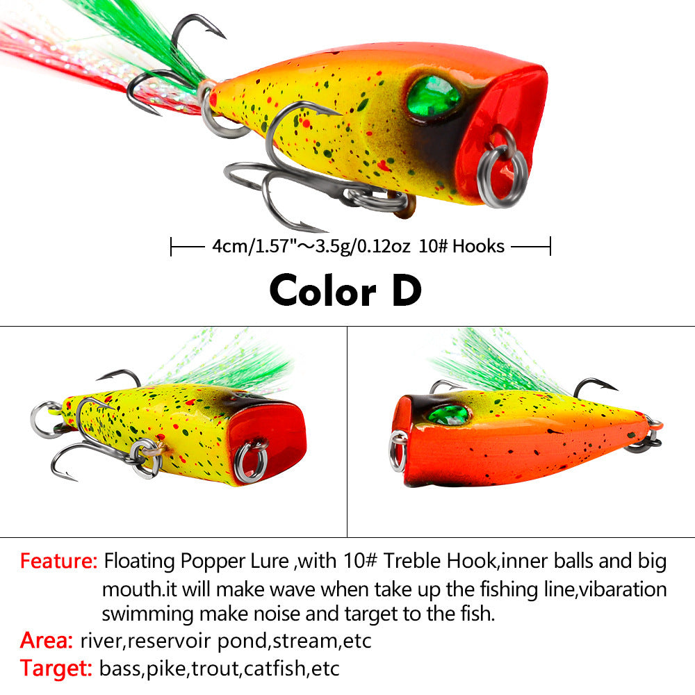 Floating Popper Fishing Lure - 4.3cm / 4g